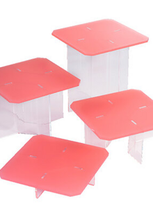 Espositore mod. 4 cubi