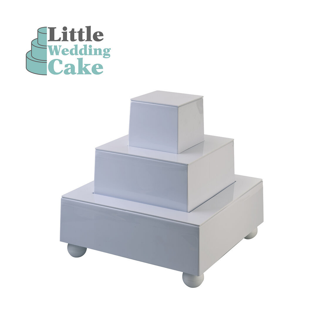 Set for small wedding cakes – Square — 1