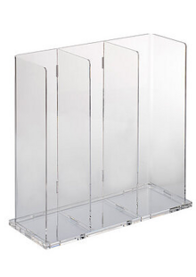 Porta coppette a 3 scomparti