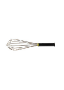 Frusta nera in acciaio inox - 16 fili