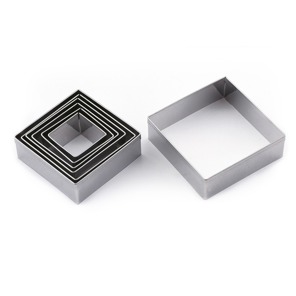 Quadratisches Teigausstecher-Set — 1