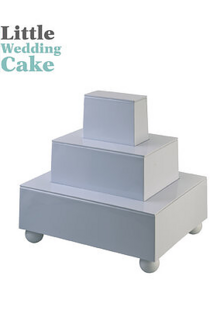 Set für kleine Hochzeitstorten - Rechteckig