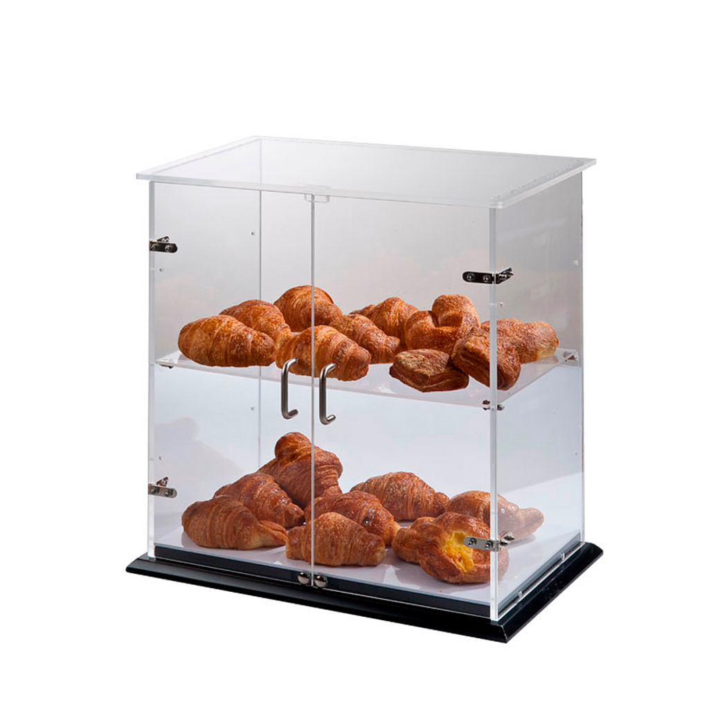 Vitrine mit 2 Einlegeböden und Doppeltür — 1