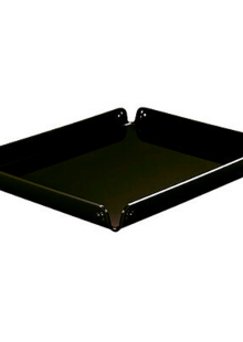 Vassoio in plexiglass con decoro - 204x258x20mm