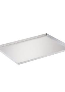 Teglia in alluminio con 4 bordi