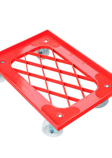 Carrello in plastica per contenitori isotermici
