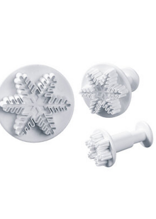 Set stampi per pasta da zucchero - Fiocco di neve