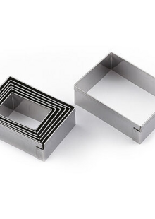 Rechteckiges Teigausstecher-Set