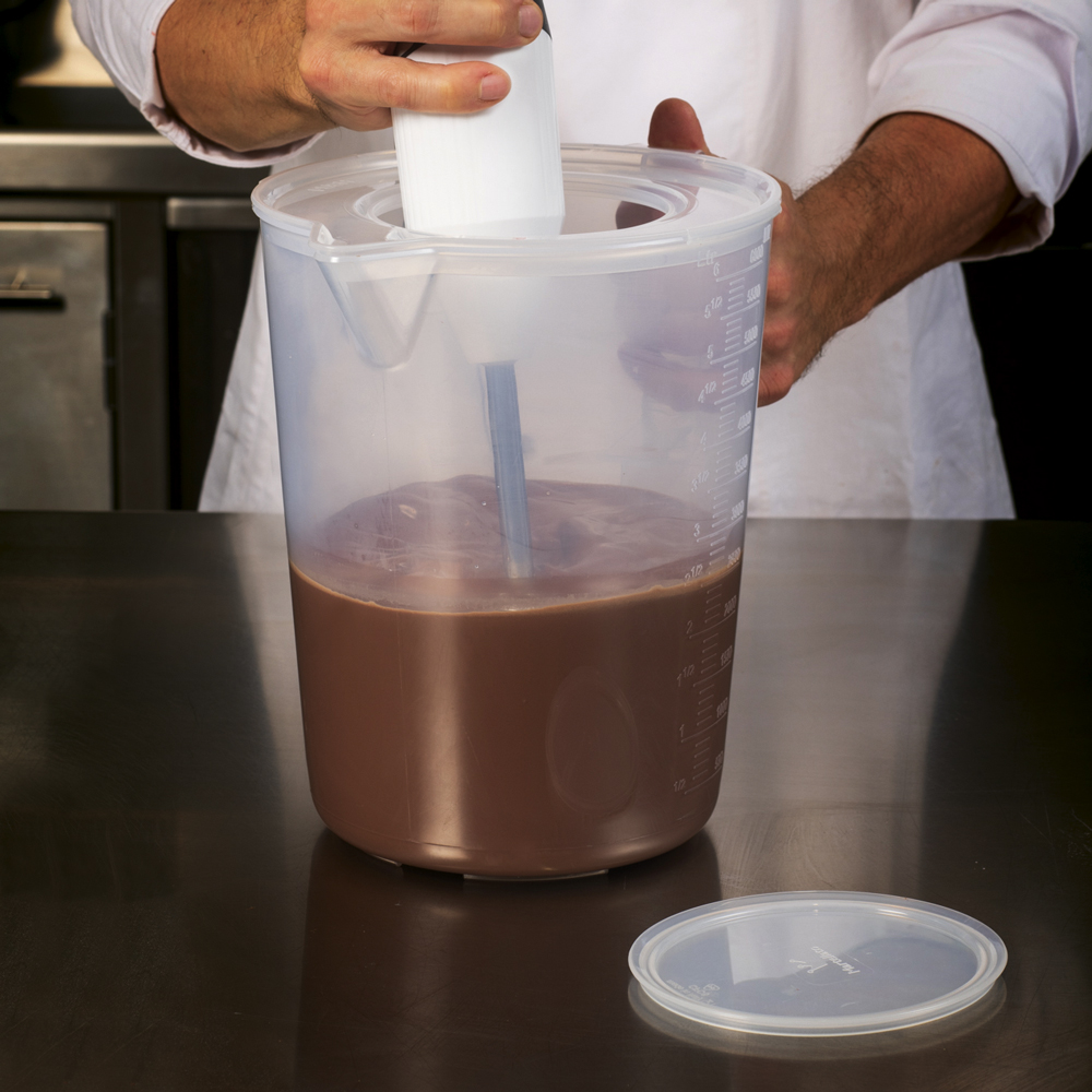 Caraffa 6 litri con coperchio apribile — 2