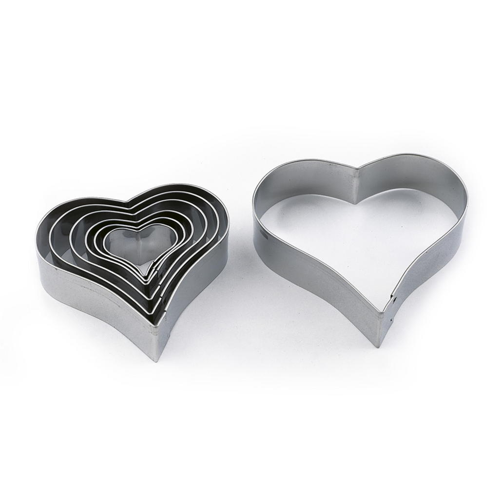 Heart-shaped pastry cutter set – 1 — 1