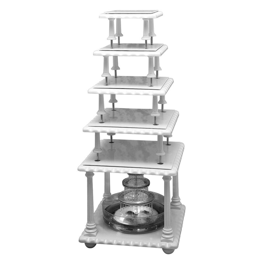 Alzata per torte mod. Carrè (con predisposizone per fontana) — 1