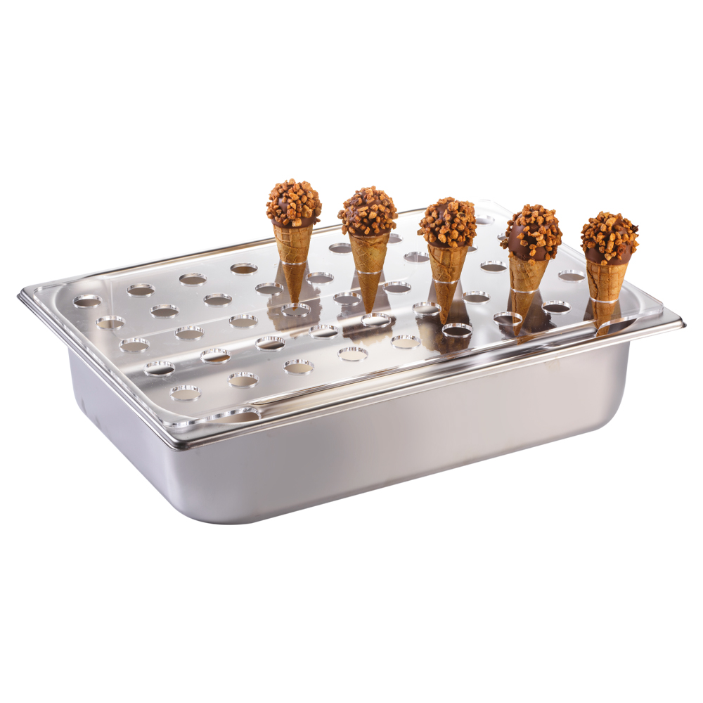 Espositore in plexiglass per piccoli coni – 45 sedi — 2
