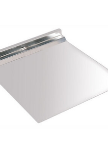 Piatto in acciaio inox per chitarra a spinta 60x60cm