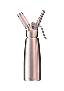 Sifone per panna in acciaio 500 ml