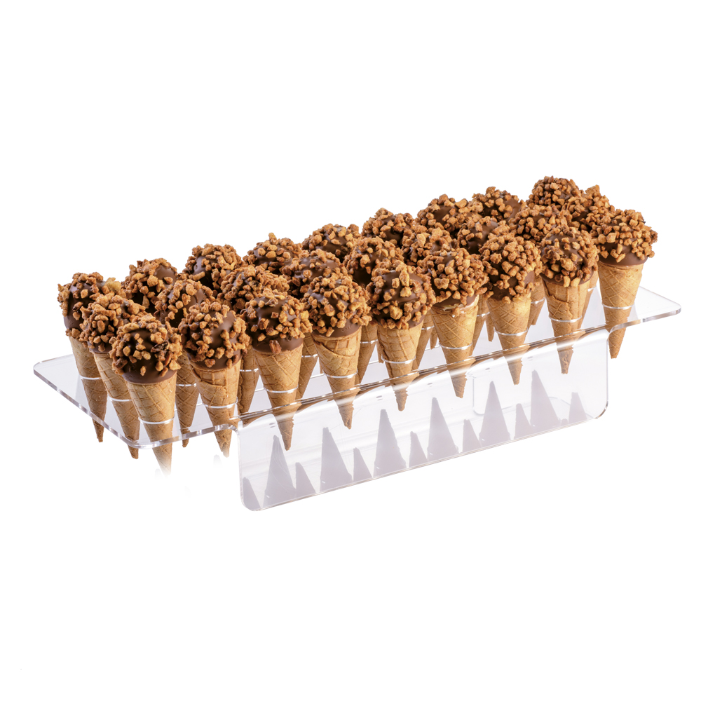 Espositore in plexiglass per piccoli coni – 27 sedi — 2