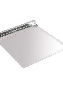 Piatto in acciaio inox per chitarra a spinta 40x40cm