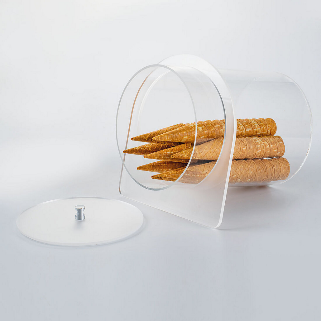 Porta coni con coperchio — 1