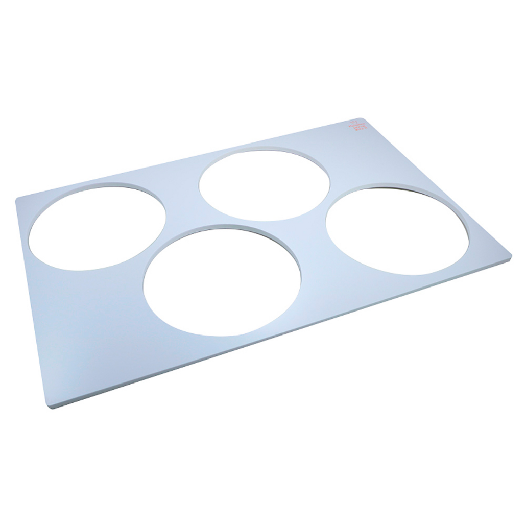 Perforated template for discs — 1