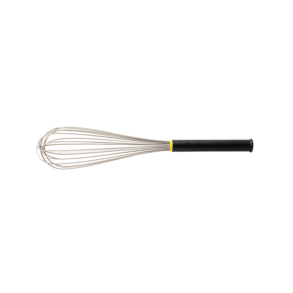 Frusta nera in acciaio inox – 16 fili — 1
